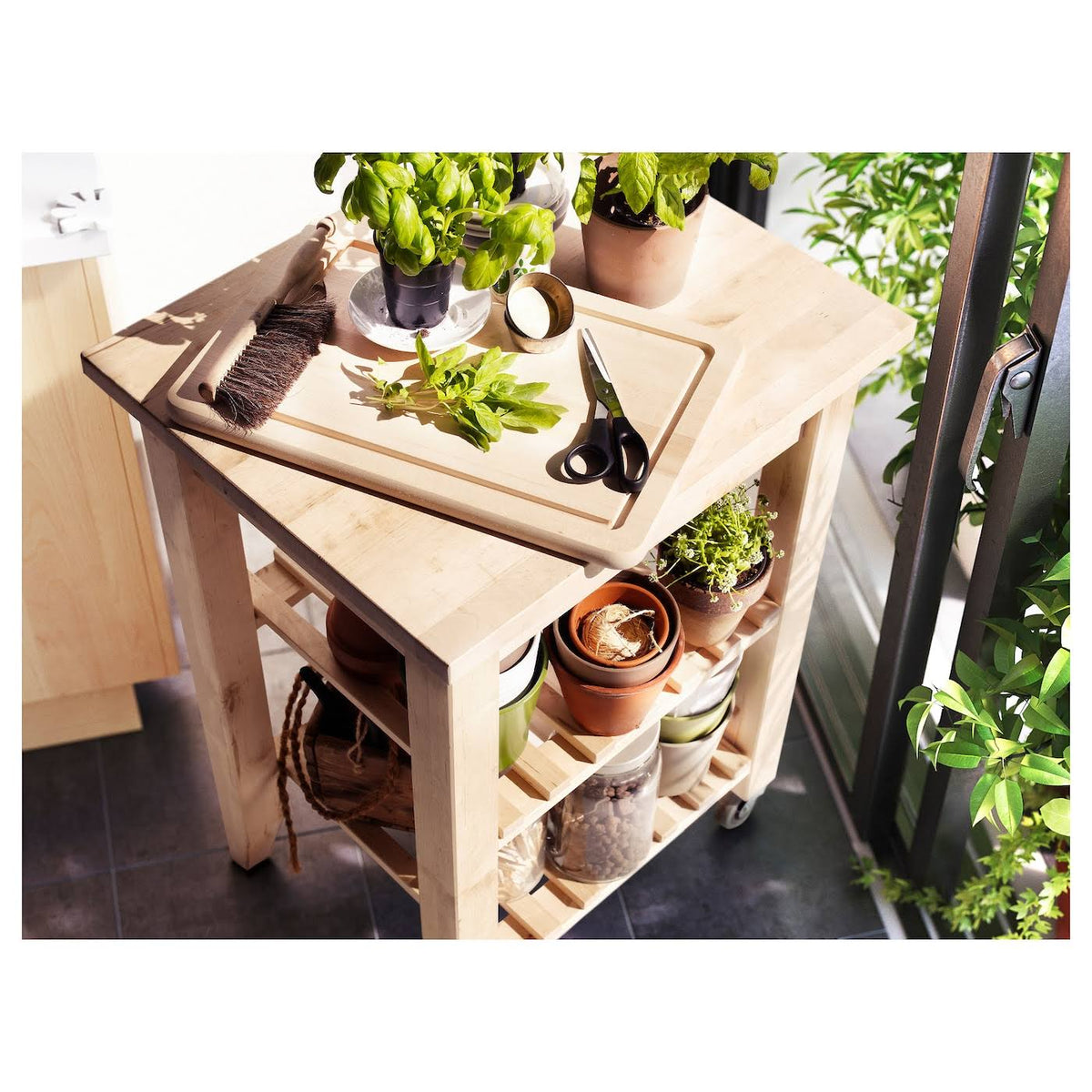 Birch Kitchen Cart K66334