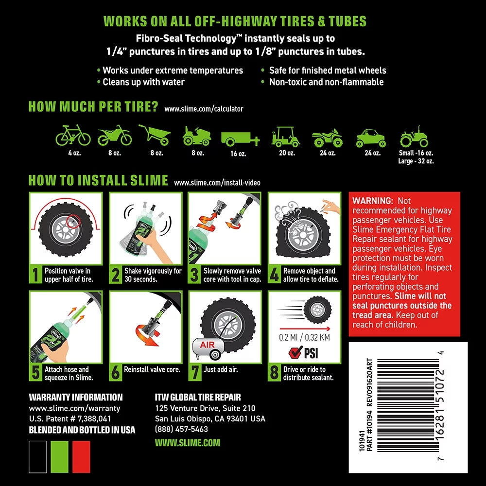 2-in-1 Tire and Tube Sealant 16 oz Y826953