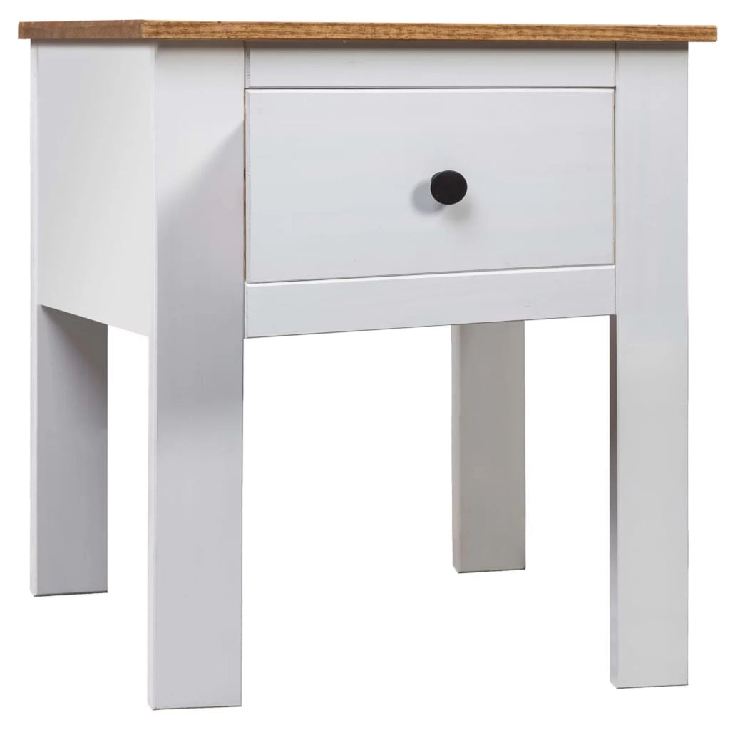 Pine Wood Bedside Cabinet with Storage Drawer A85933