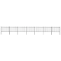 Black Steel Garden Fence with Spear Top J884