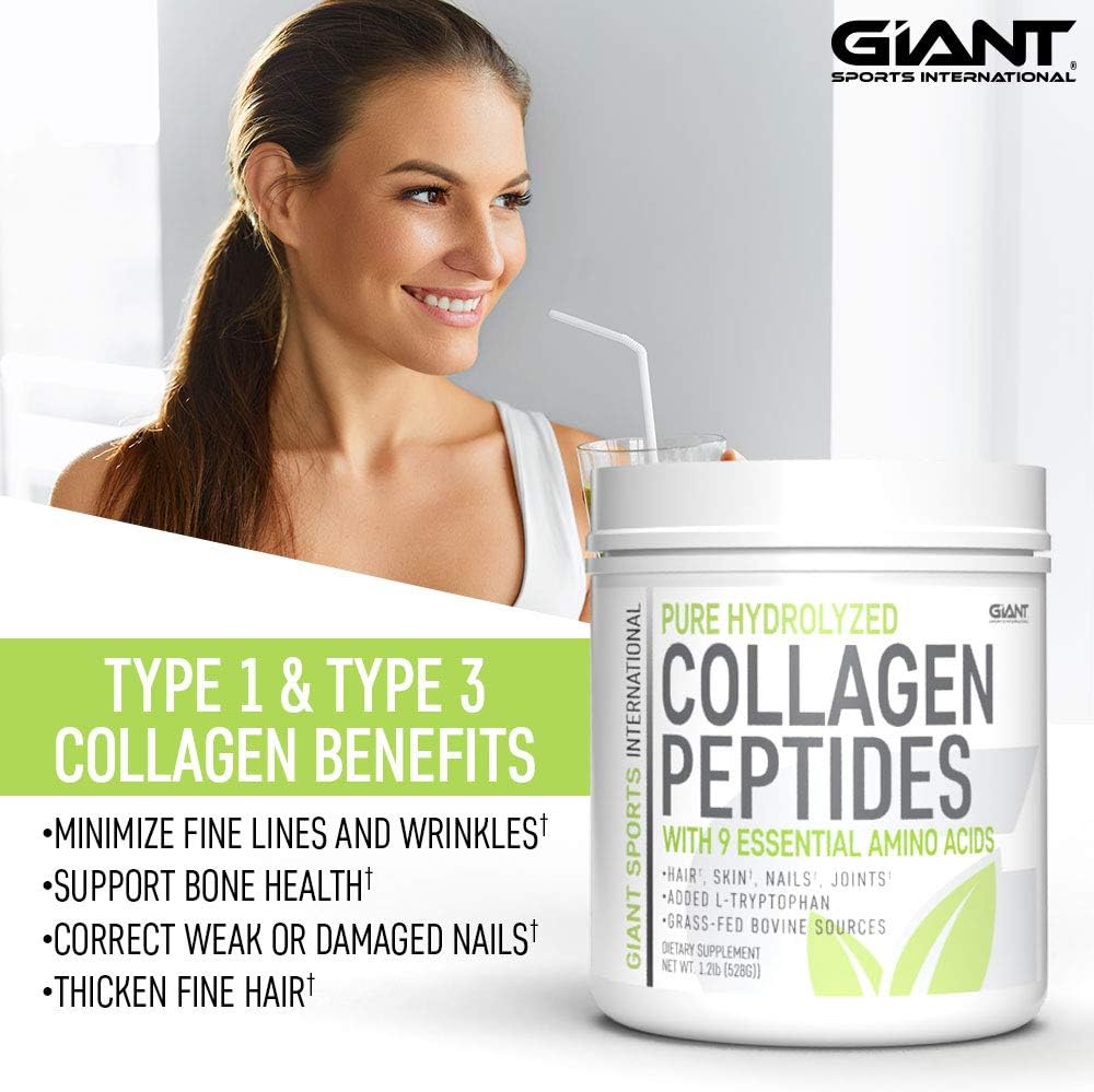 Collagen Peptide Powder Hydrolyzed Amino Acids 1 LB C837