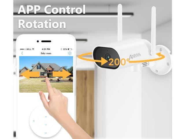 Wireless Surveillance Camera System with 13 inch Monitor R367830
