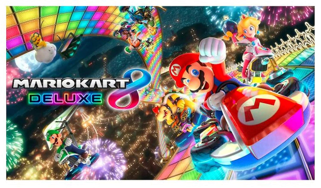 Neon Blue/Red Joy-Con and Mario Kart 8 Deluxe Bundle D7341