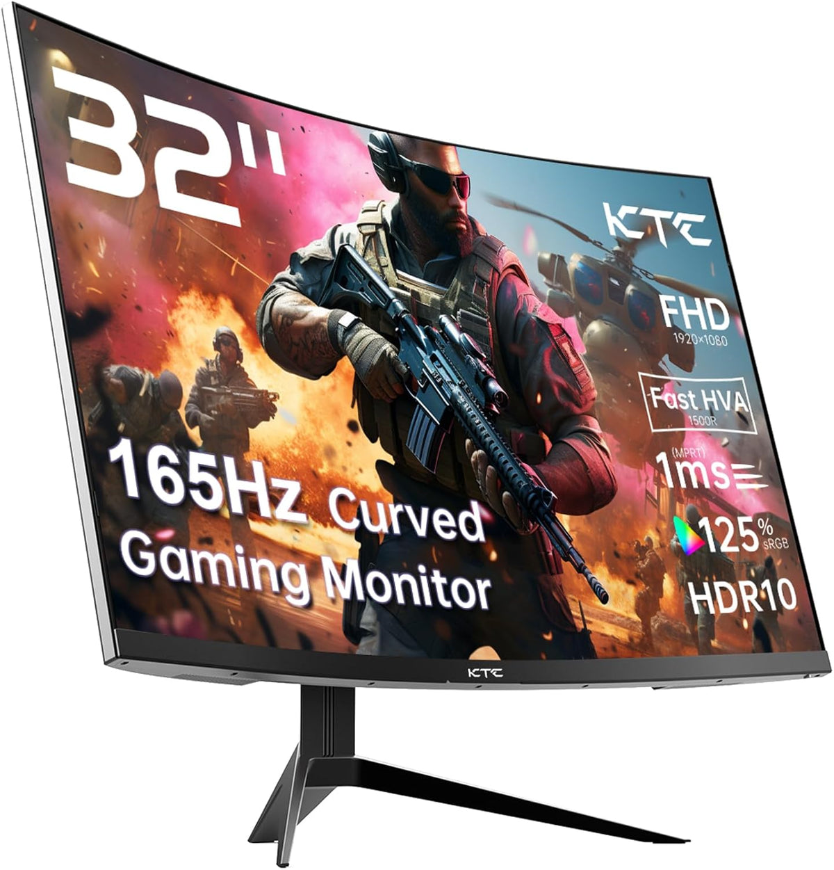 32 Inch FHD 1080p Curved Gaming Monitor X655
