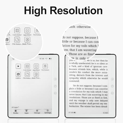 5.76 Inch Touch Screen E Ink E Reader M9609
