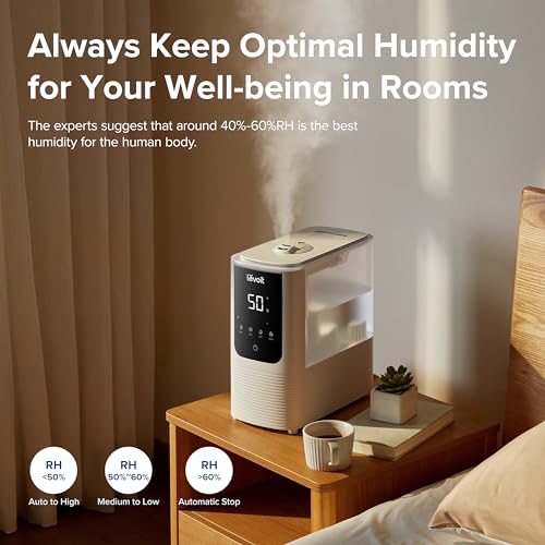 White Smart Warm and Cool Mist Humidifier M160