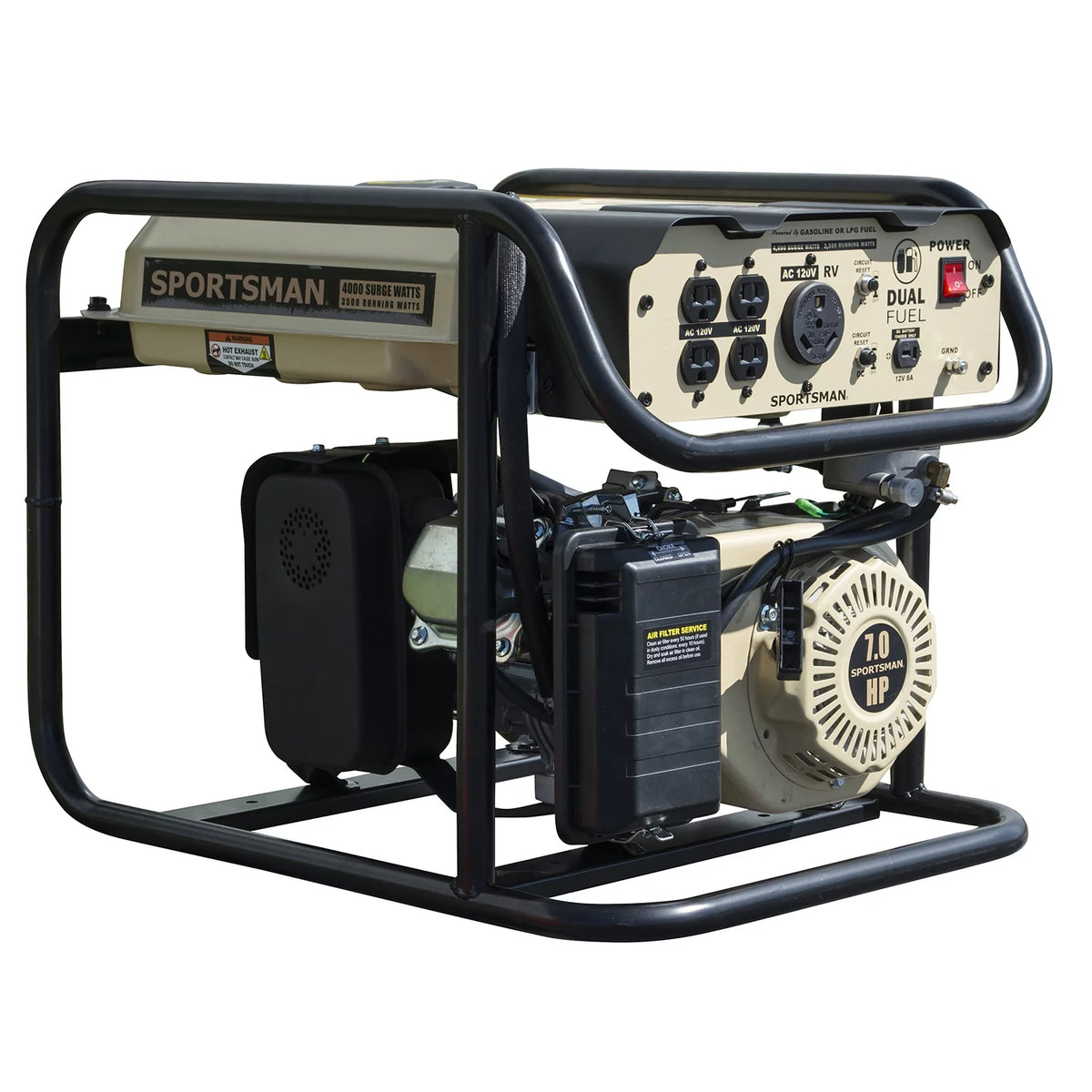 4000 Watt Dual Fuel Generator V8786
