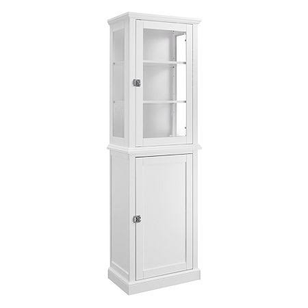 White Tall Bathroom Cabinet G136195