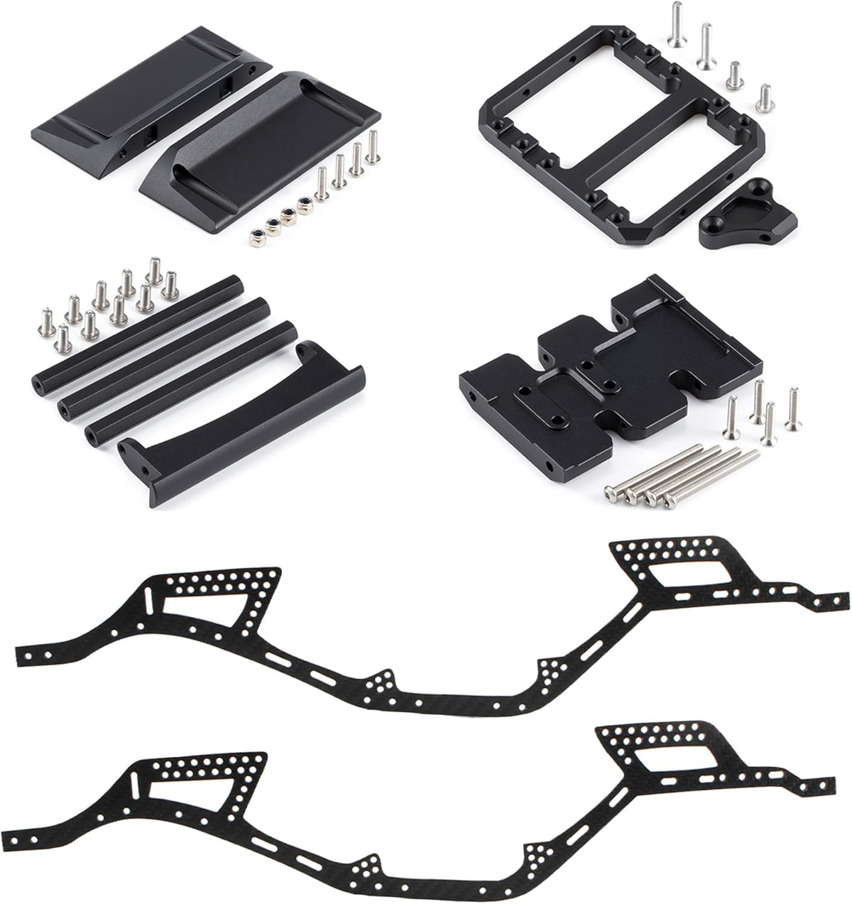 1/10 RC Carbon Fiber LCG Chassis Frame Girder Kit U34422
