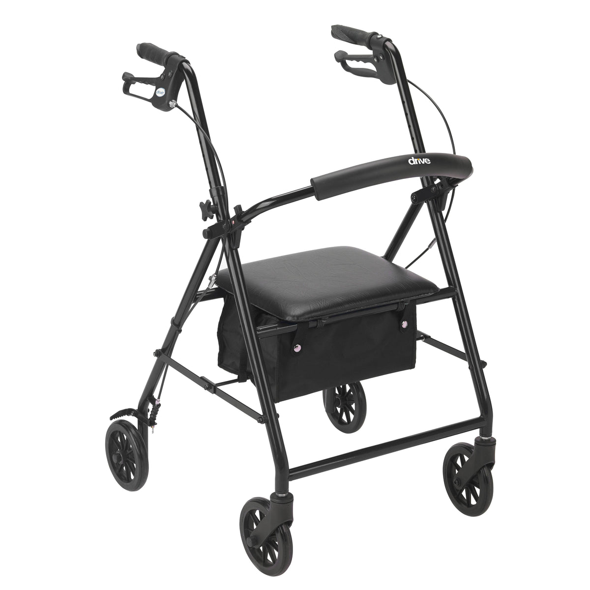 Black Rollator with 6x22 Wheels T170