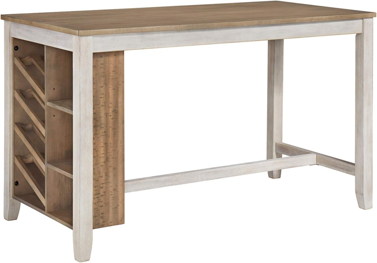 Counter Height Dining Table with Storage Cabinet B84913
