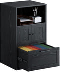 File Cabinet with Drawer and Storage Shelf N73587