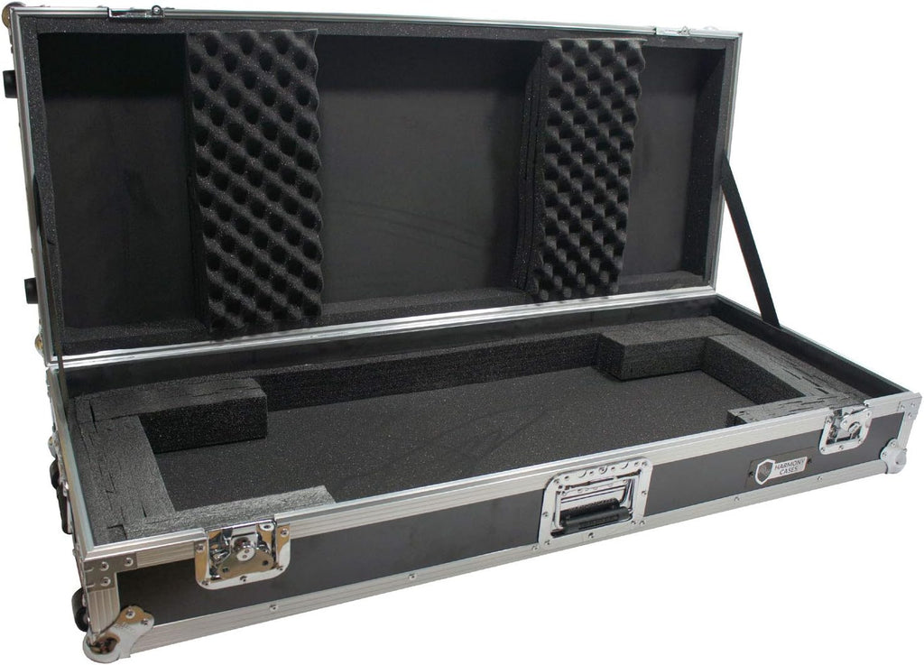 Rolling ATA Hard Case for 61 Note Keyboard Z382930