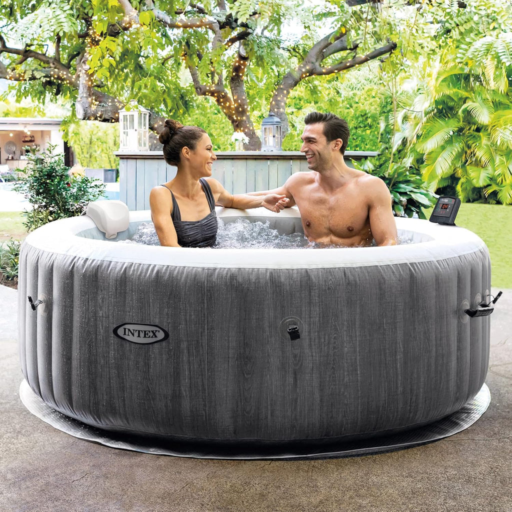 Greywood Inflatable Hot Tub with 4 LED Lights L324