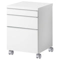 High Gloss White Drawer Unit on Casters O4152