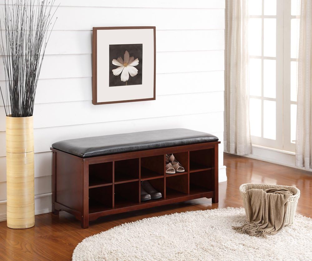 Dark Walnut Bench L9911