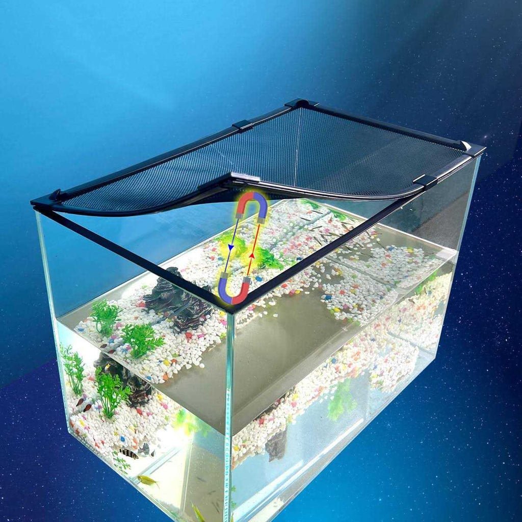 Magnetic fish tank lid protective net 94X46cm V50384