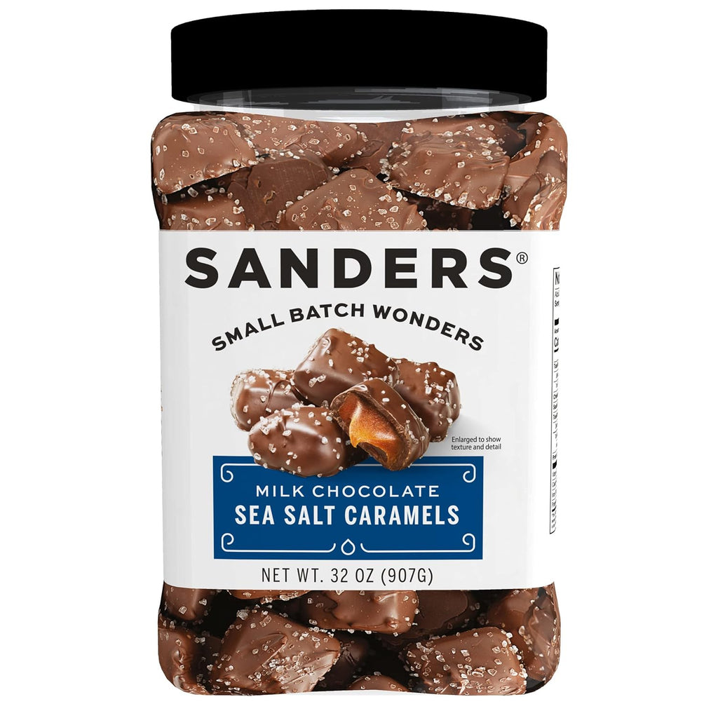 Milk Chocolate Sea Salt Caramels (32 oz Tub) C547
