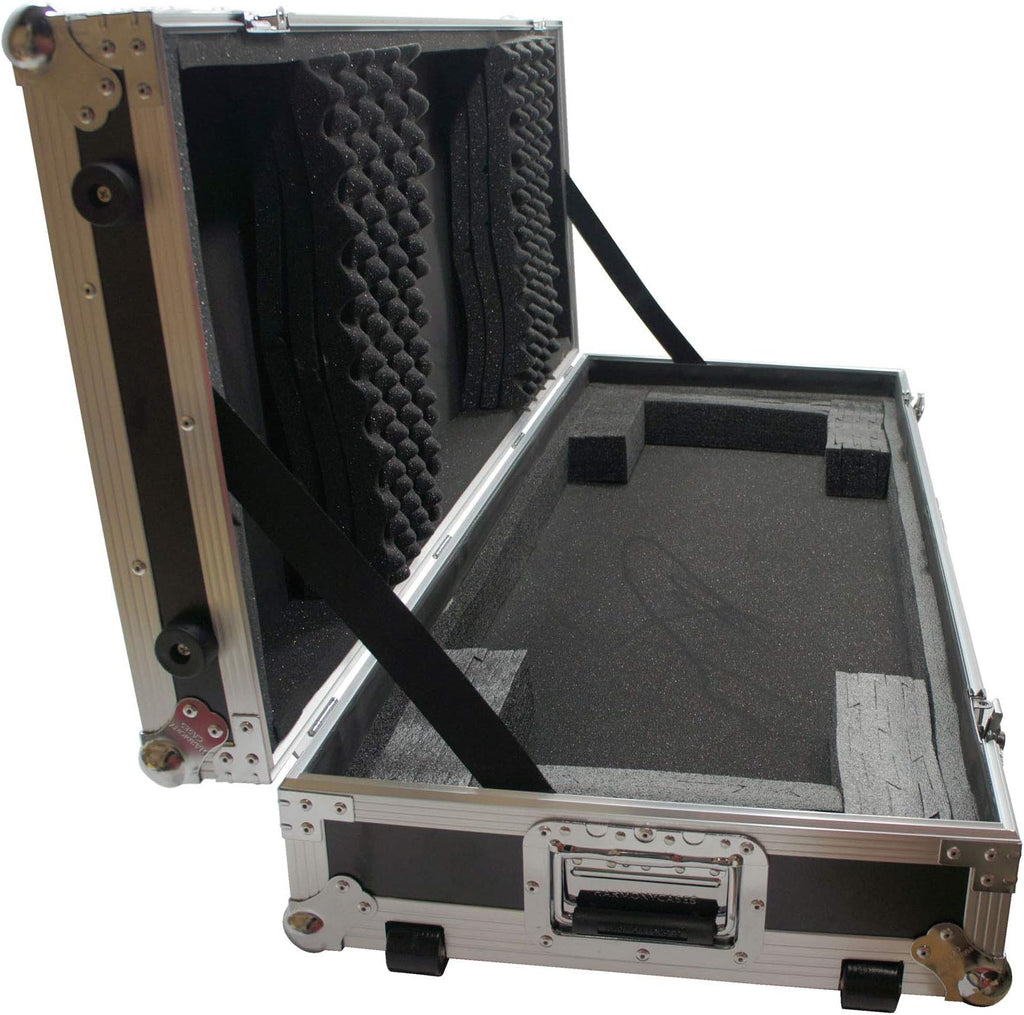 Rolling ATA Hard Case for 61 Note Keyboard Z382930
