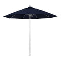 9 Ft Fiberglass Market Umbrella Navy Blue P941247