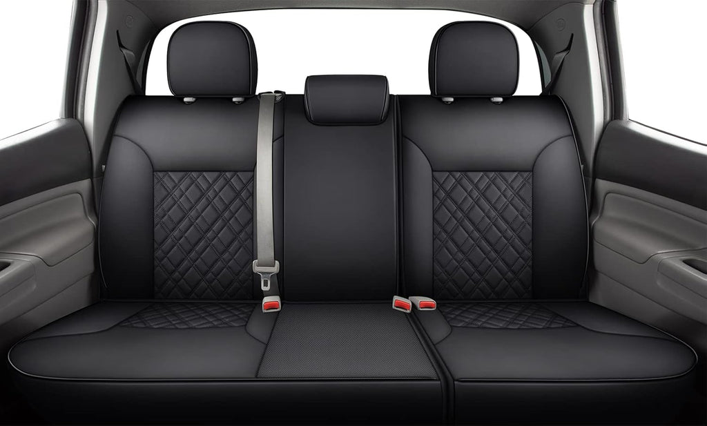 Tacoma Seat Covers Water Proof Faux Leather Full Set Black Z26254