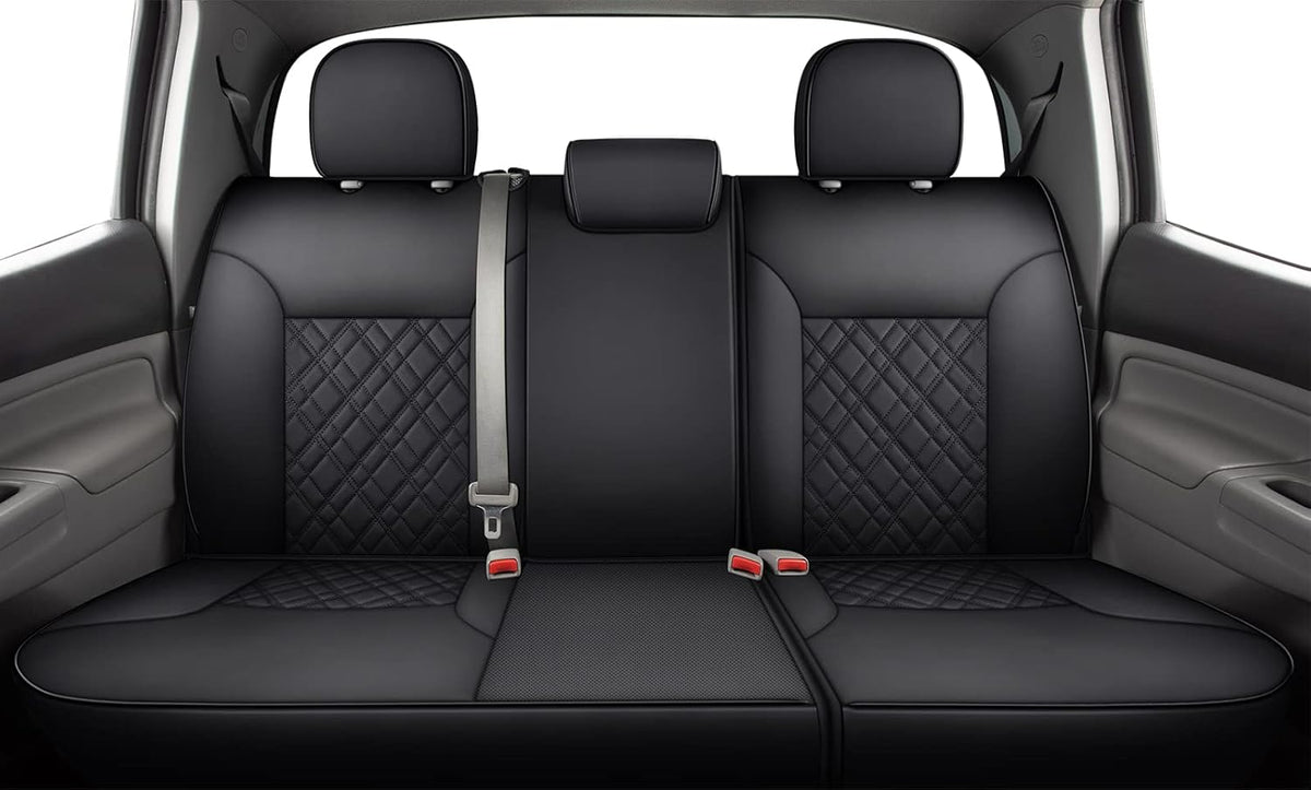 Tacoma Seat Covers Water Proof Faux Leather Full Set Black Z26254