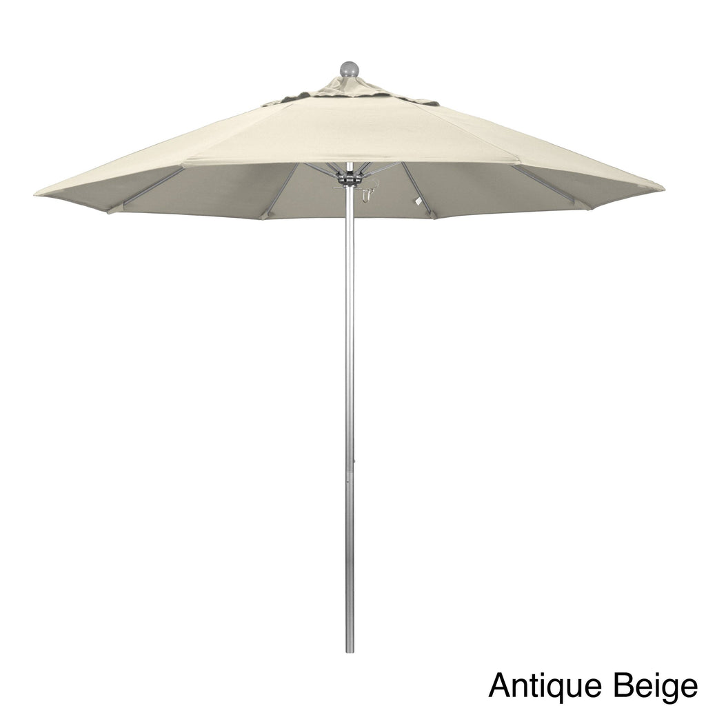 9 Ft Fiberglass Market Umbrella Navy Blue P941247