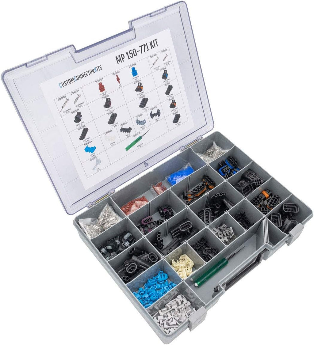 24-18 Gauge 771 Piece Sealed Automotive Electrical Connector Kit V888165