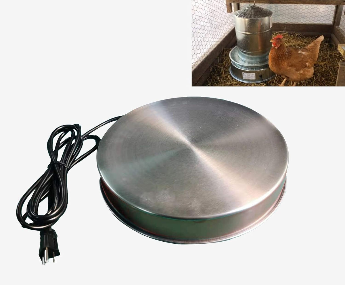 Chicken Water Heater Base Stainless Steel Heater D87619