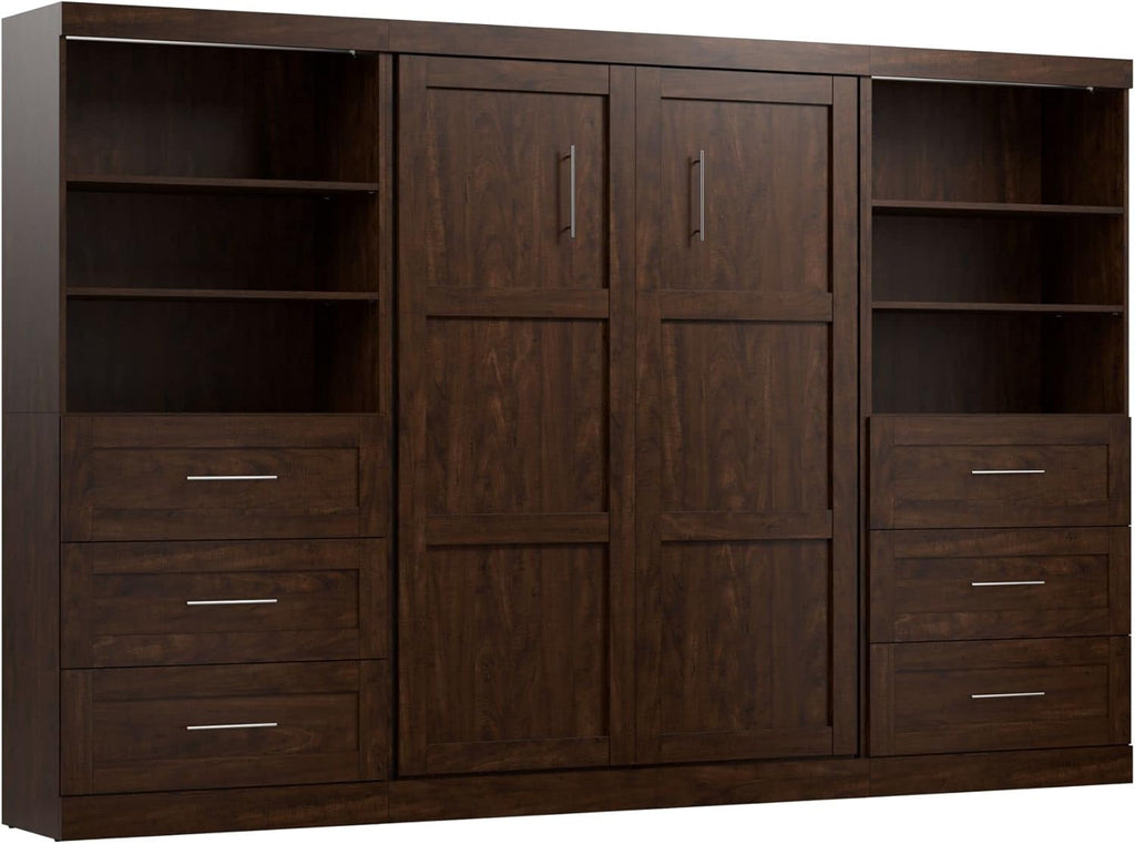 Chocolate Full Wall Bed Z71545