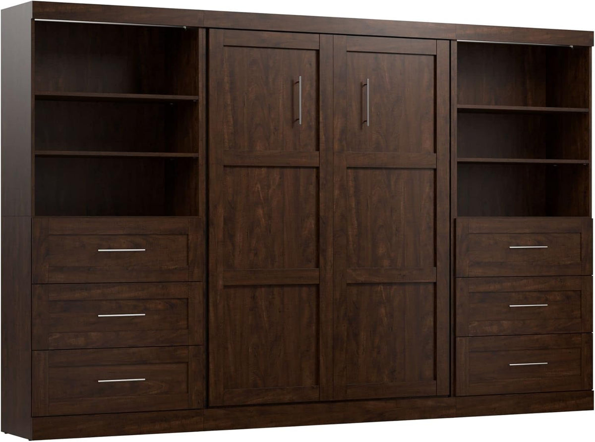 Chocolate Full Wall Bed Z71545
