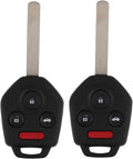 4 Buttons Keyless Key Fob Remote Control Car Key 315MHz Transmitter Replacement Pack of 2 D990639