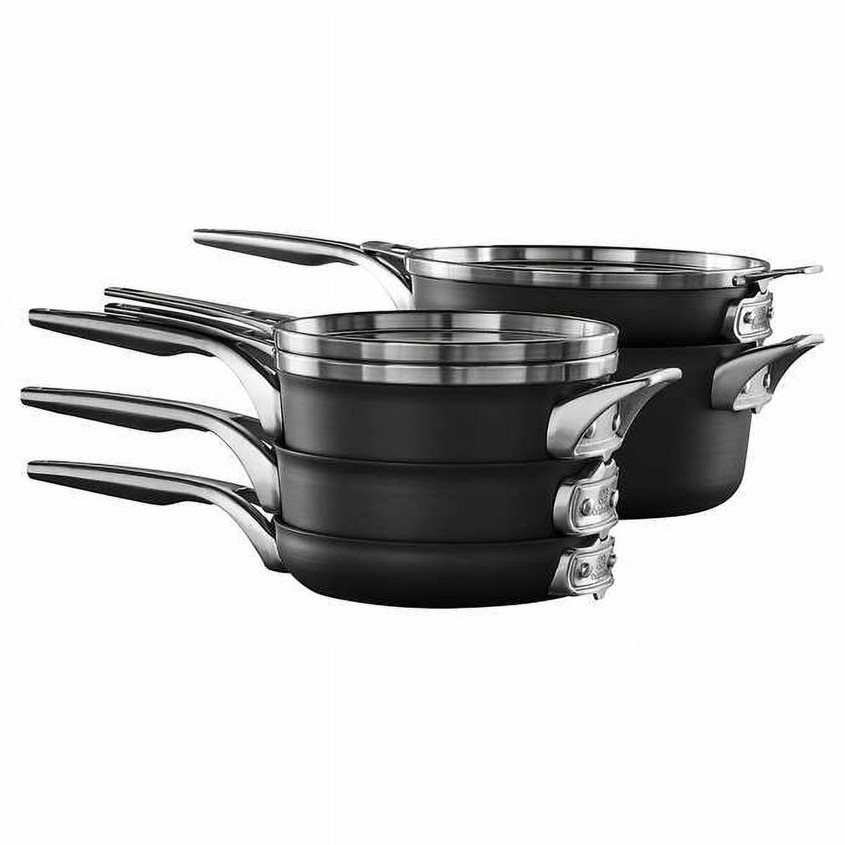 8 Piece Hard Anodized Cookware Set O93801