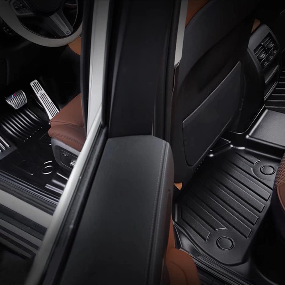 TPE All Weather Car Floor Mats Full Set 1st & 2nd Row U16105