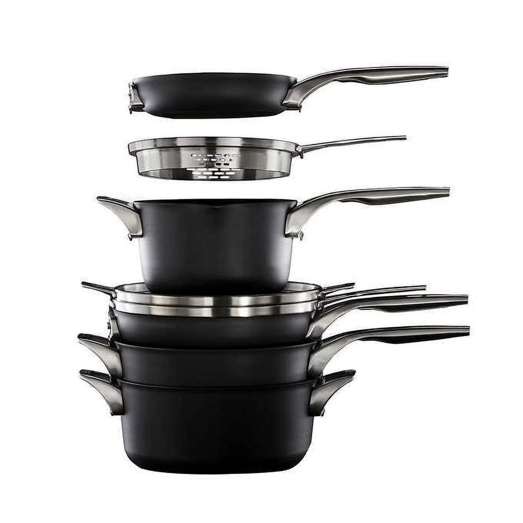 8 Piece Hard Anodized Cookware Set O93801