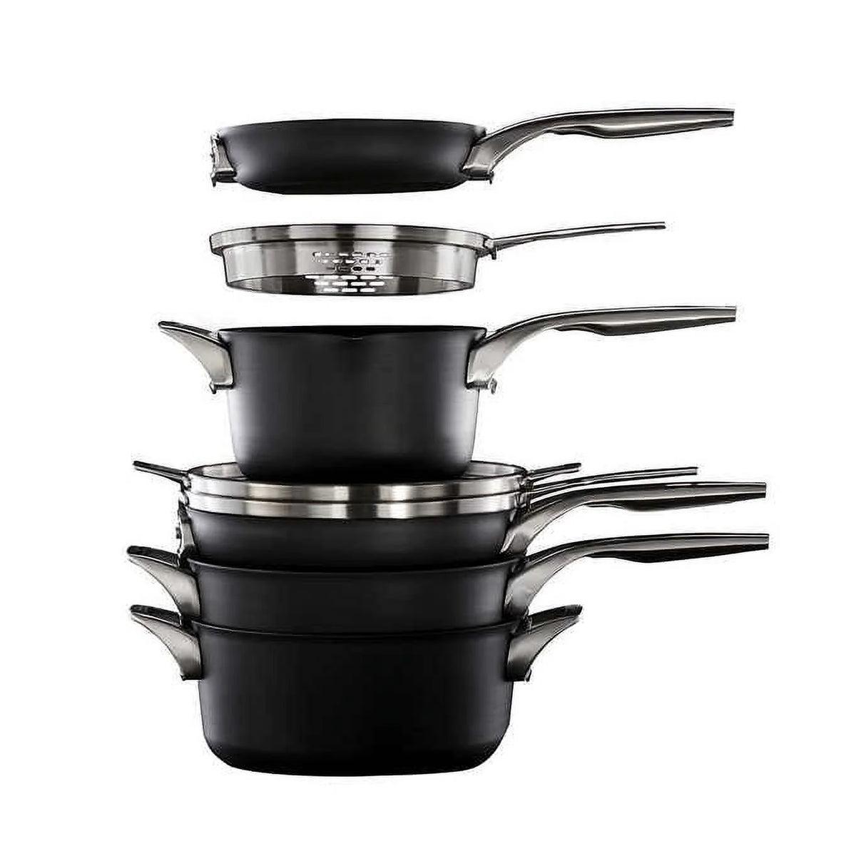 8 Piece Hard Anodized Cookware Set O93801