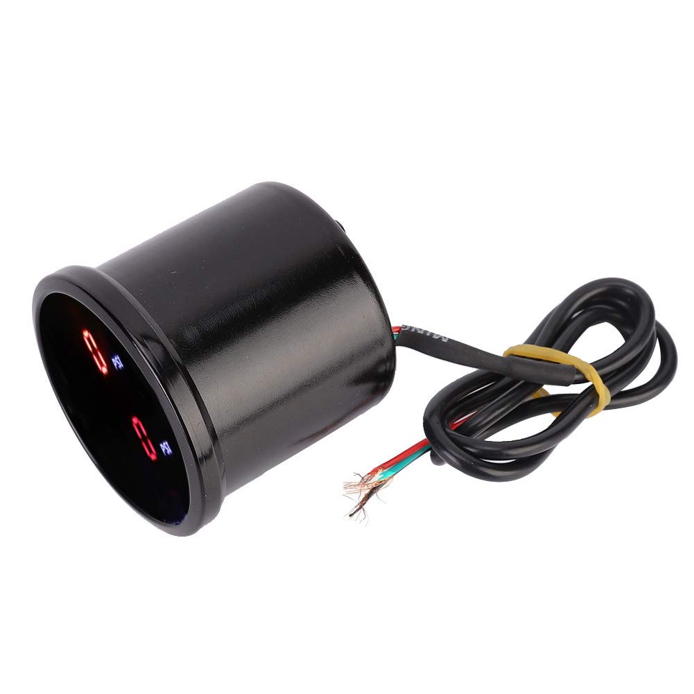 2in 52mm DC 12V Car Air Pressure Gauge LED Digital Display Sensor Kit T534