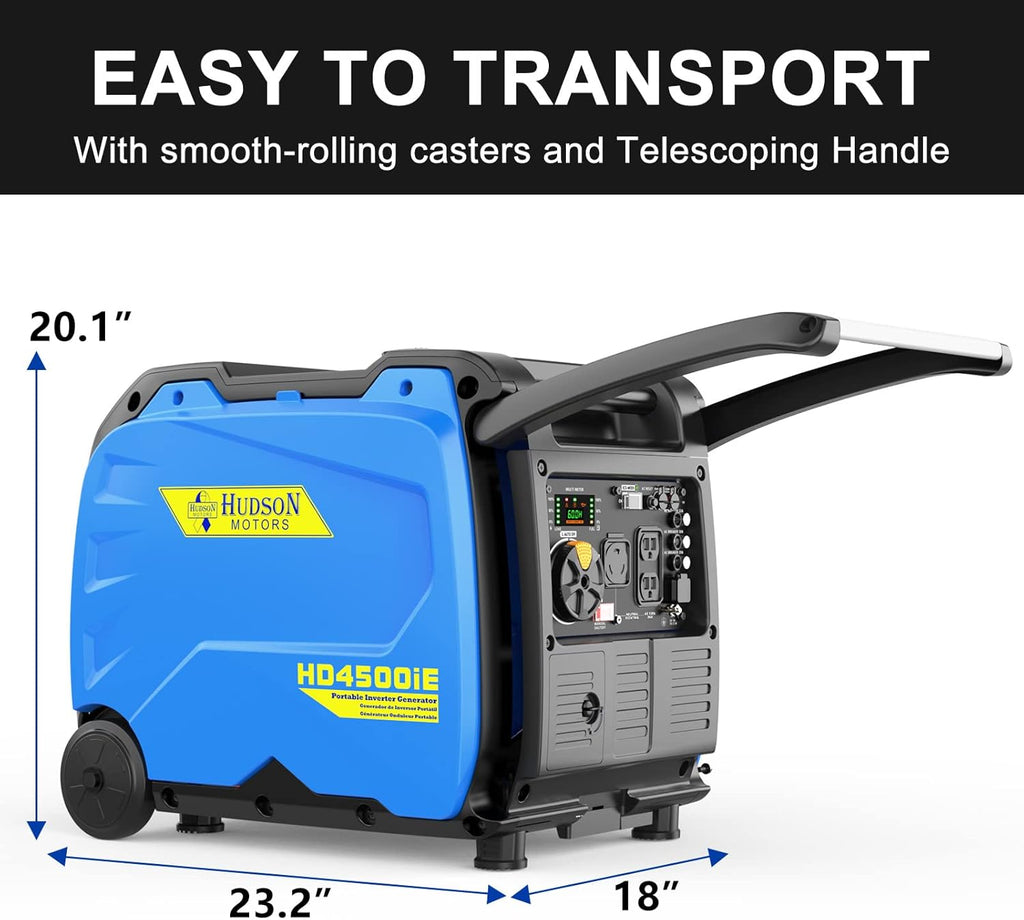 4500-Watt Portable Inverter Generator with Electric Start W448521