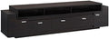 84 Modern TV Stand Entertainment Media Console with Storage Shelves in Cappuccino K31497