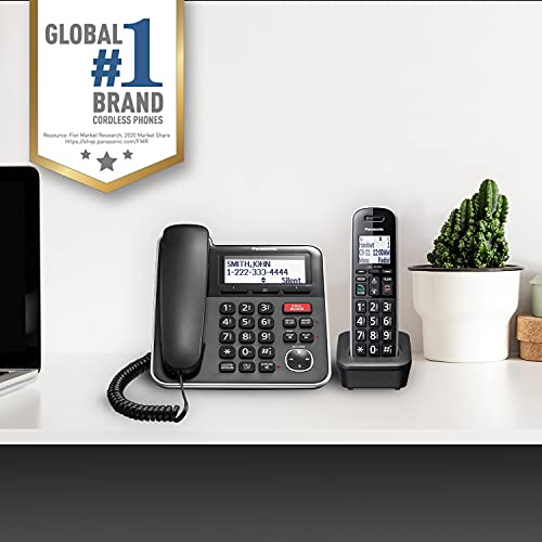 2 Handset Corded/Cordless Phone System with Answering Machine P9564
