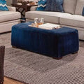 Brown Rectangle Cocktail Ottoman U495308