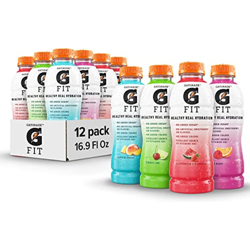 4 Flavor Variety Pack 16.9.Oz Bottles (12 Pack) Electrolyte Beverage B9125