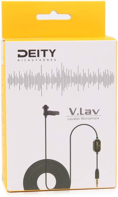 Pack of 2 Omnidirectional Condenser Lavalier Microphone with 3.5mm TRS/TRRS Compatibility I9235