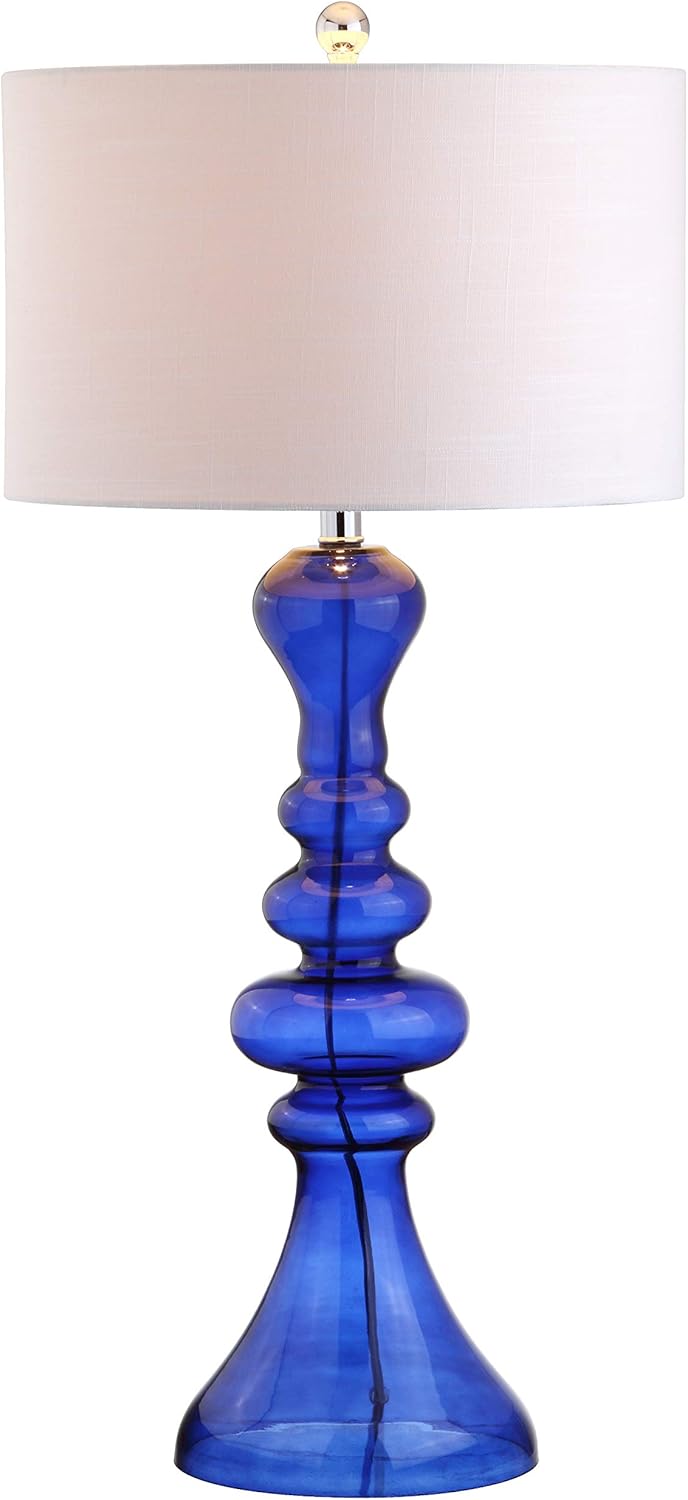 Cobalt Curved Glass LED Table Lamp X2849