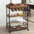 Wooden Bar Cart T925999