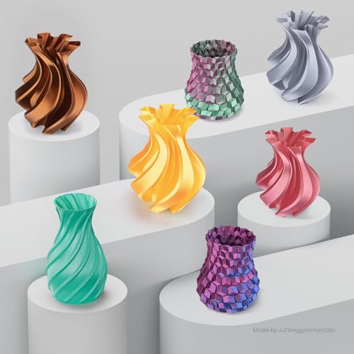 Silk PLA Filament 1.75mm Dual Color Blue Green 1KG F236197
