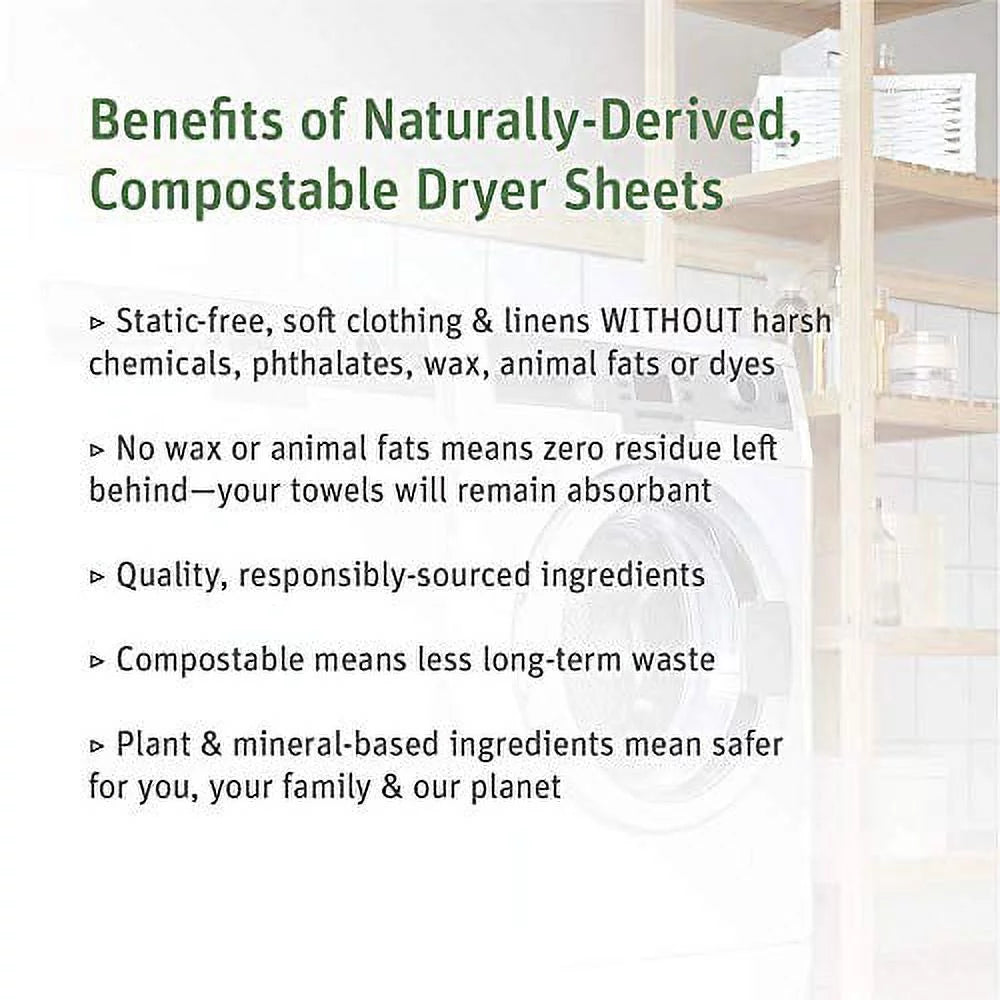 Baby Laundry Dryer Sheets Calming Chamomile 3 Count X914