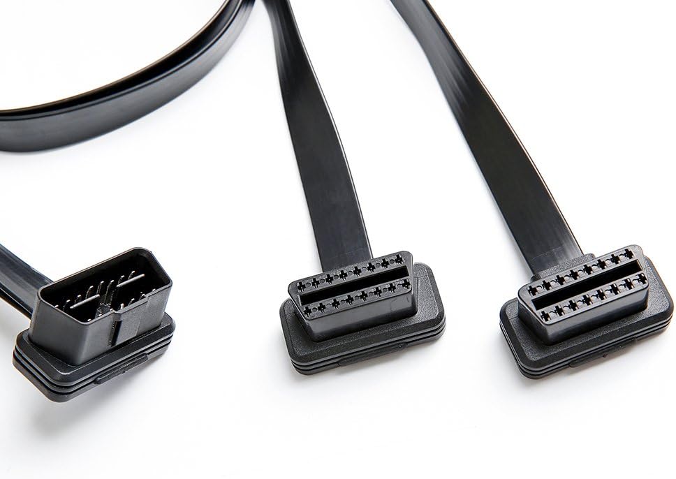 OBD2 16 Pin Splitter Extension Cable Adapter 10 Pack T641343