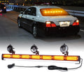 31" COB LED Emergency Traffic Advisor Strobe Light Bar, White/Red, Pack of 2 V30919