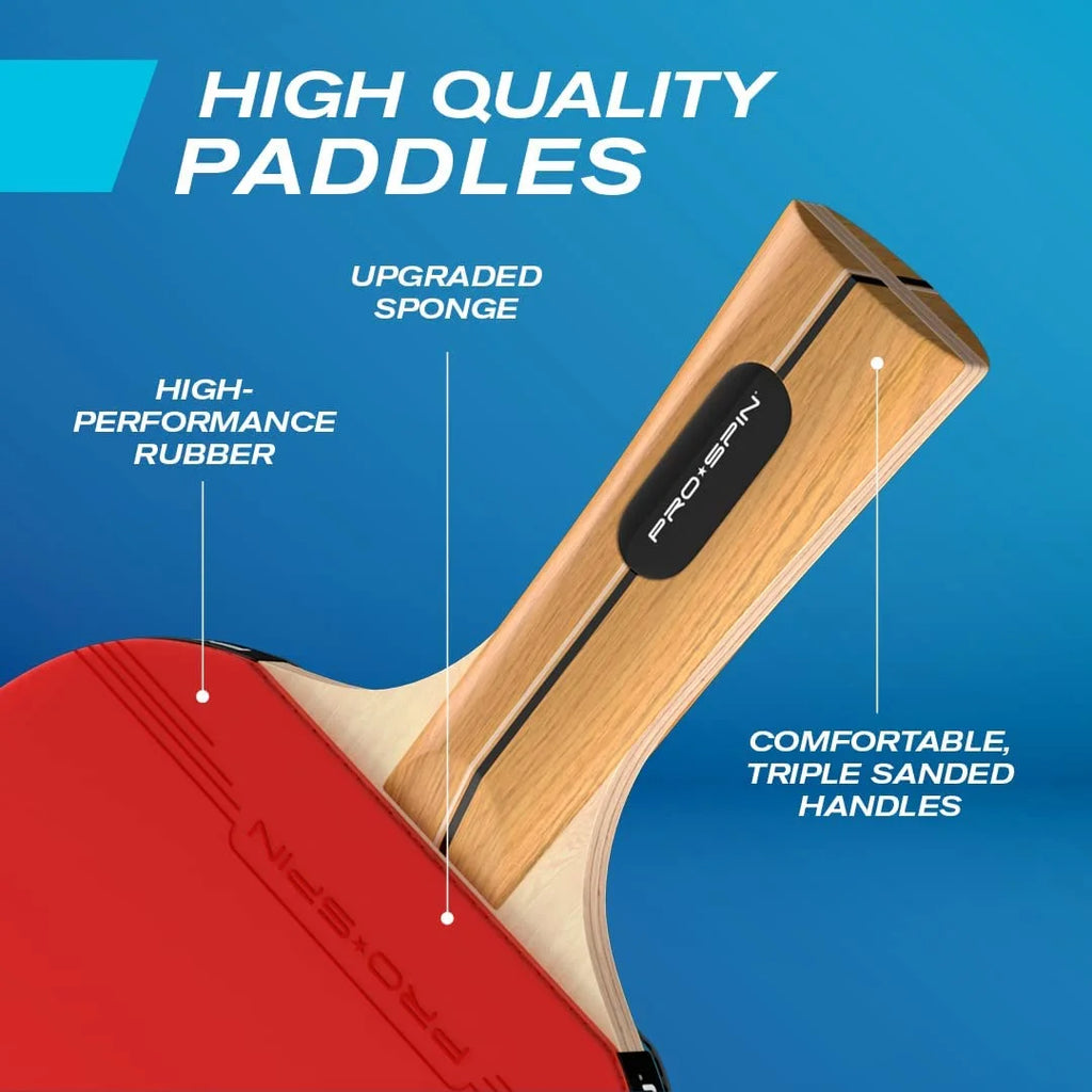 Portable Ping Pong Set with Retractable Net, 4-Player Set P876